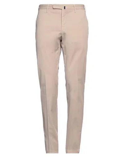 Incotex Man Pants Light Grey Size 42 Cotton, Elastane