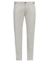 Incotex Man Pants Light Grey Size 38 Cotton, Elastane