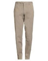Incotex Man Pants Light Grey Size 40 Cotton, Elastane In Gray