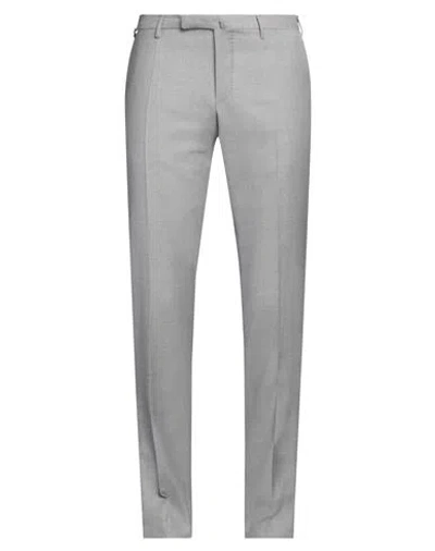 Incotex Man Pants Light Grey Size 40 Virgin Wool