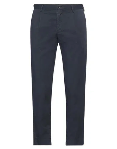 INCOTEX INCOTEX MAN PANTS MIDNIGHT BLUE SIZE 38 COTTON, ELASTANE