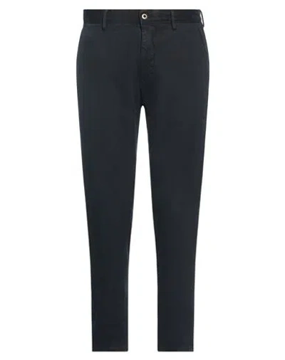Incotex Man Pants Midnight Blue Size 32 Cotton, Elastane In Black