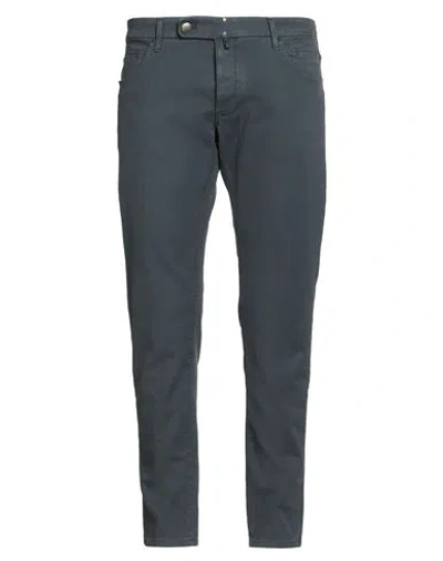 Incotex Man Pants Midnight Blue Size 33 Cotton, Elastane