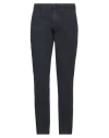 Incotex Man Pants Midnight Blue Size 34 Cotton, Elastane In Gray