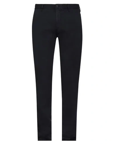 Incotex Man Pants Midnight Blue Size 38 Cotton, Elastane In Blue