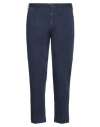 Incotex Man Pants Midnight Blue Size 38 Cotton, Linen, Elastane