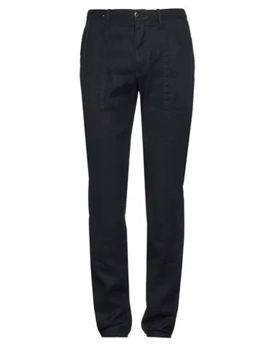 Incotex Man Pants Midnight Blue Size 34 Linen, Cotton