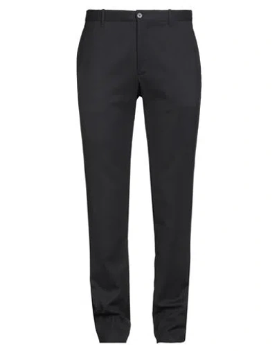 Incotex Man Pants Midnight Blue Size 36 Wool, Polyester, Elastane In Black
