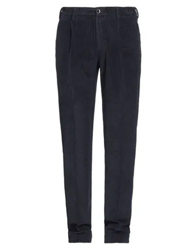 Incotex Pinstripe Pattern Trousers In Blue