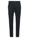 Incotex Man Pants Midnight Blue Size 38 Cotton, Elastane In Blue