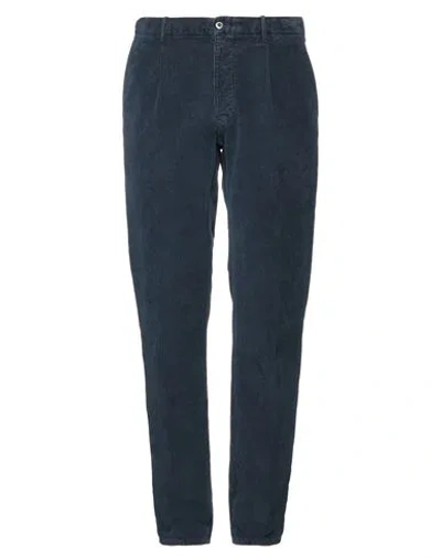 Incotex Man Pants Midnight Blue Size 38 Cotton, Elastane