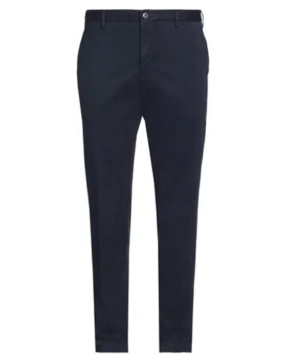 Incotex Man Pants Midnight Blue Size 40 Cotton, Lyocell, Elastane In Blue