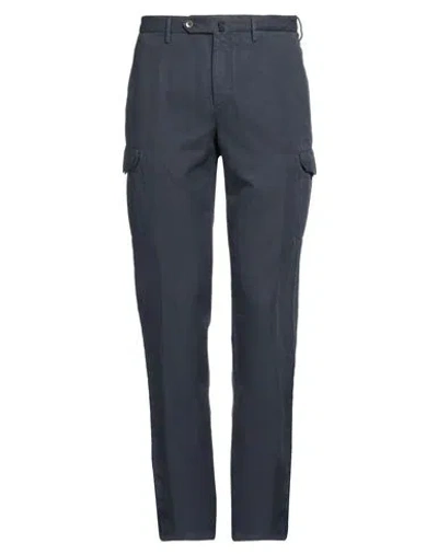Incotex Man Pants Midnight Blue Size 40 Linen, Cotton
