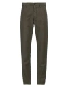 Incotex Man Pants Military Green Size 29 Cotton, Elastane