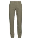 Incotex Man Pants Military Green Size 30 Cotton, Elastane
