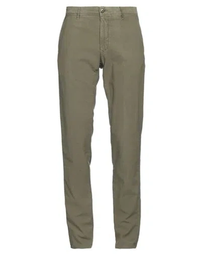 Incotex Man Pants Military Green Size 30 Cotton, Elastane