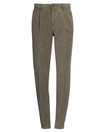 Incotex Slacks By Slowear Man Pants Military Green Size 38 Cotton, Elastane In Gray
