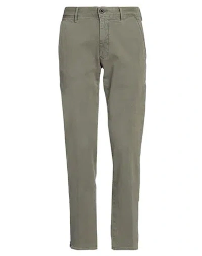 Incotex Man Pants Military Green Size 32 Cotton, Elastane