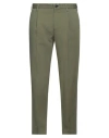 Incotex Man Pants Military Green Size 32 Cotton, Lyocell, Elastane