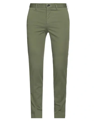Incotex Man Pants Military Green Size 28 Cotton, Lyocell, Elastane In Green