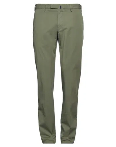 Incotex 1951 By Slowear Man Pants Military Green Size 34 Cotton, Elastane