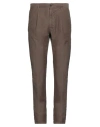 Incotex Tailored Brown Trousers With Comfortable Cotton-elastane Blend In Green