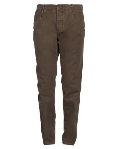 Incotex Man Pants Military Green Size 32 Cotton, Polyester