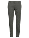 Incotex Man Pants Military Green Size 38 Cotton, Elastane