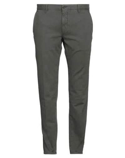 Incotex Man Pants Military Green Size 38 Cotton, Elastane