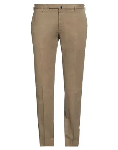 Incotex Man Pants Military Green Size 40 Cotton, Elastane