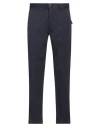 Incotex Man Pants Navy Size 31 Cotton, Elastane In Navy Blue