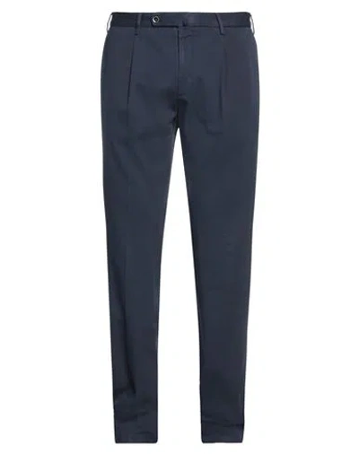 Incotex Man Pants Navy Blue Size 30 Cotton, Lyocell, Elastane