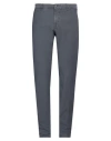 Incotex Man Pants Navy Size 34 Cotton, Elastane In Navy Blue