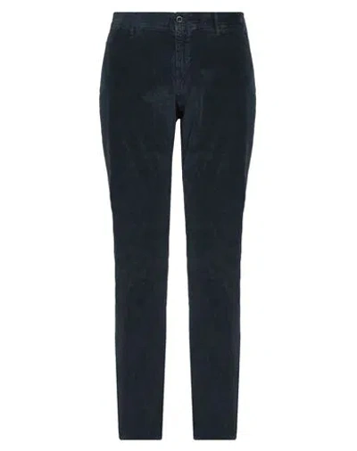 Incotex Man Pants Navy Size 29 Cotton, Elastane In Navy Blue