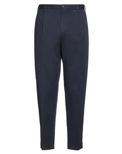 Incotex 1951 By Slowear Man Pants Navy Size 36 Cotton, Lyocell, Elastane In Navy Blue
