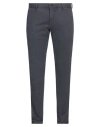 Incotex Man Pants Navy Size 30 Cotton, Elastane In Navy Blue