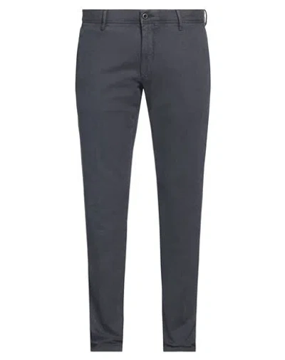Incotex Man Pants Navy Size 30 Cotton, Elastane In Navy Blue