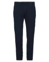 Incotex Man Pants Navy Size 40 Cotton, Elastane In Navy Blue
