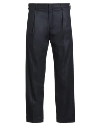 Incotex Man Pants Navy Size 30 Virgin Wool In Blue