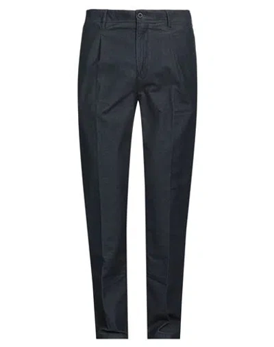 INCOTEX INCOTEX MAN PANTS NAVY SIZE 35 COTTON, ELASTANE