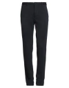 Incotex Venezia 1951 Slim-fit Cotton-blend Poplin Trousers In Black