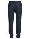 Incotex Man Pants Navy Size 40 Virgin Wool, Elastane In Blue