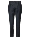 Incotex Man Pants Navy Size 40 Virgin Wool, Polyester In Blue