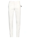Incotex Man Pants Off White Size 40 Cotton, Elastane