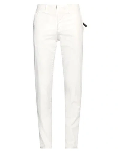 Incotex Man Pants Off White Size 40 Cotton, Elastane