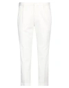 Incotex Tapered Cotton Corduroy Trousers In Off White