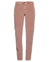 Incotex Man Pants Antique Rose Size 34 Cotton, Elastane In Pink