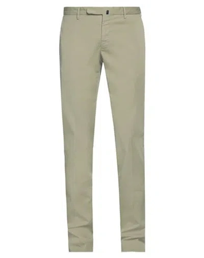 INCOTEX INCOTEX 1951 BY SLOWEAR MAN PANTS SAGE GREEN SIZE 38 COTTON, ELASTANE