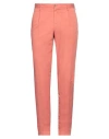 Incotex Man Pants Salmon Pink Size 40 Cotton, Elastane