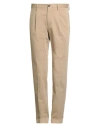 Incotex Man Pants Sand Size 30 Cotton, Elastane